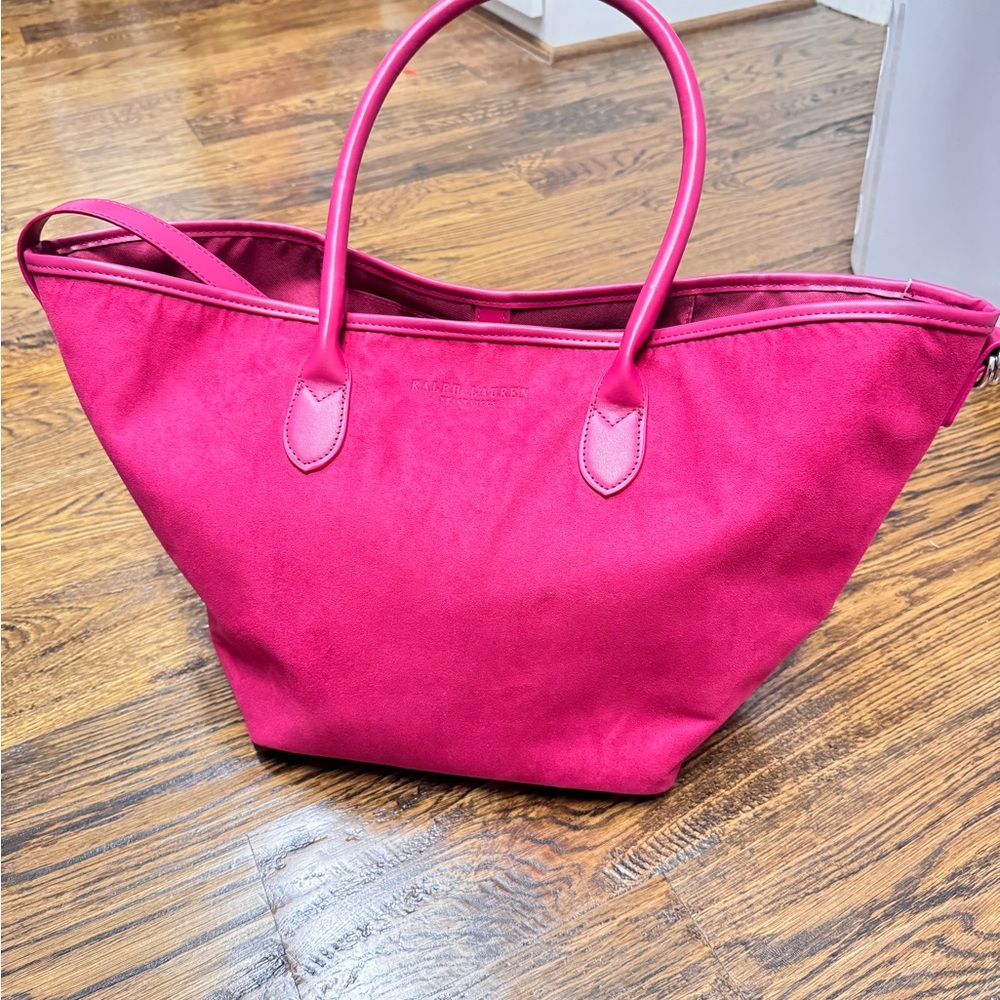 Ralph Lauren Elegant Pink Tote Bag - Picture 5 of 9